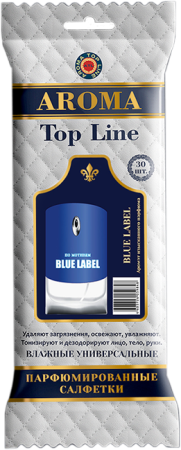 Салфетки влажные универсальные парфюмированные №11 Givenchy BLUE LABEL