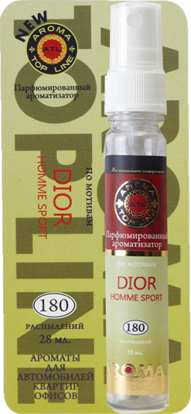 Ароматизатор №3 Dior Sport Homme Спрей