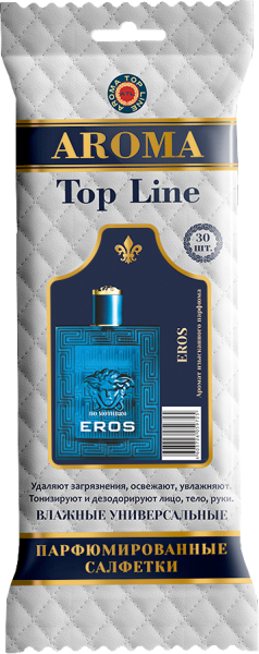 Салфетки влажные универсальные парфюмированные №19 Eros Versace